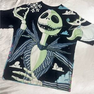 The Nightmare Before Christmas Puff Print Glow in the Dark Shirt
